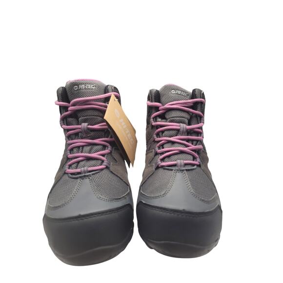 Hi Tek Hiking Boots Women Gray/purple NWT Sz 6.5 - Picture 3 of 6